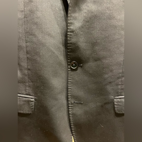 DOLCE & GABBANA men’s virgin wool and silk jacquard midnight black blazer sz 48 - Picture 4 of 16